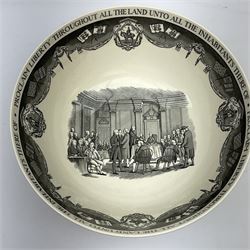 Large Wedgwood The Philadelphia bowl, designed for Bailey, Banks & Biddle Company, D31cm