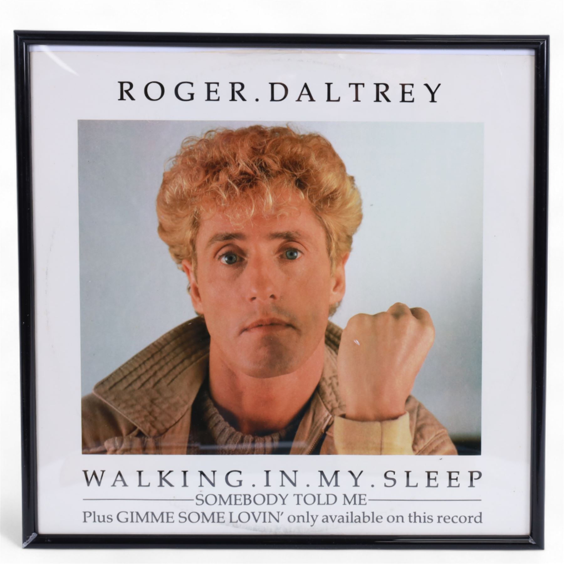 The WHO's Roger Daltrey signed first edition of his autobiography