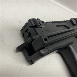 Gamo MP-9 .177 cal. semi-auto blowback pellet/BB CO2 gun, serial no.14J39179, L30cm; on original box with accessories and paperwork  NB: AGE RESTRICTIONS APPLY TO THE PURCHASE OF AIR WEAPONS.