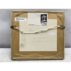 David Greenwood (Northern British Contemporary): 'Birks Bridge Duddon Valley - Cumberland', pastel on pumice paper signed and dated '94, titled verso 15cm x 18cm