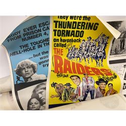 Collection of film posters and lobby cards, comprising of 'The Tanks are Coming', limited edition 51/572, 'Professional Gun', 'Old Mac', 'The Raiders', 'Mean Dog Blues', Yellowstone Kelly', 'Gypsy Colt', 'He Rides Tall' and 'The Gun Hawk'