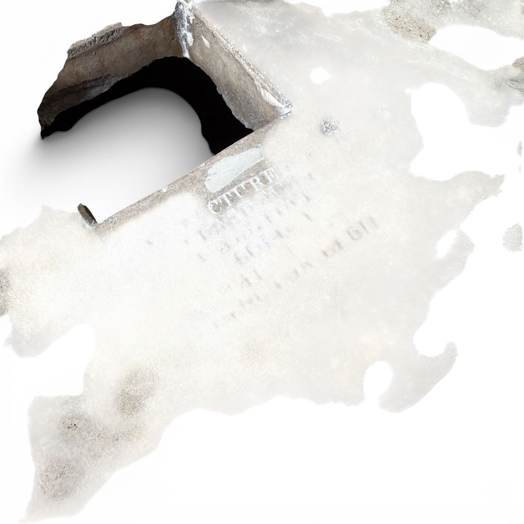 J M Blashfield - pair of 19th century buff terracotta garden urn plinths, square form with stepped base, decorated with relief lion masks