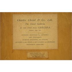 Augustus Edwin John O.M. (British 1878-1961): Study of a Mother and Child with Baby in Rural Landscape, pen and ink on paper unsigned 24cm x 16cm
Provenance: previously with the Chenil Galleries, Chelsea