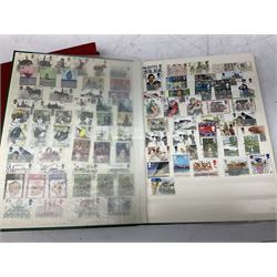 World stamps, including Iran, South Africa, Malta, USA, Canada, Mauritius, Aden, Spain, Seychelles etc, housed in five stockbooks