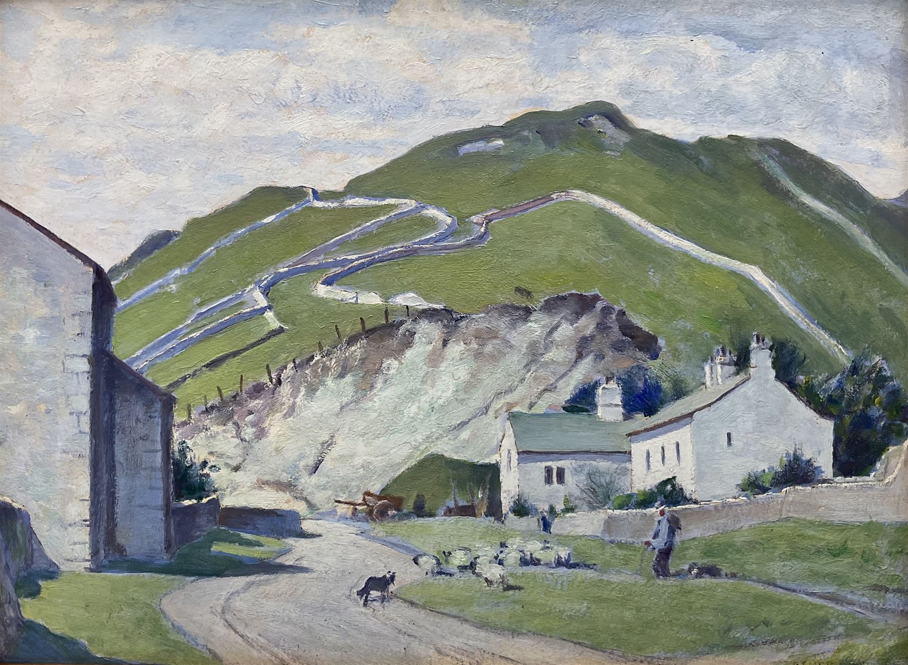 John Smith Atherton (British 1877-1943): 'A Corner of Starbottom', oil on board signed, titled on label verso 29cm x 39cm 