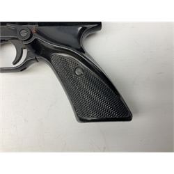 Webley Tempest .22 air pistol with top lever action L26cm; in original box with tin of pellets