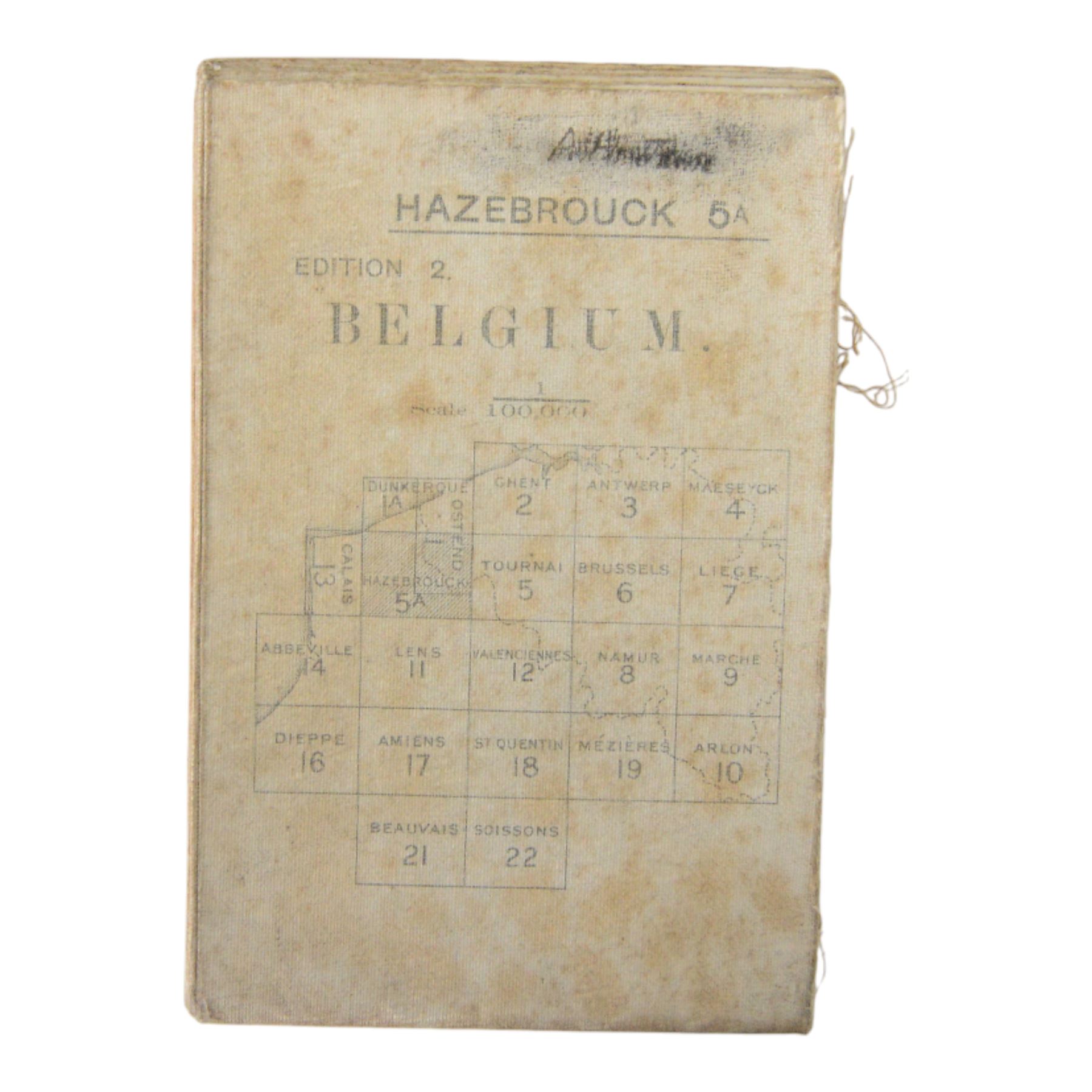 Collection WWI maps, including Trench maps for Villers-Guislain, France and Belgium