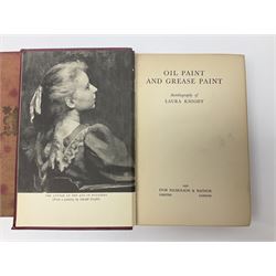 Barker, Cicely; The book of the Flower Fairies, Blackie & Son Ltd, Glasgow, Hind, Lewis. C; Turner, T.C & E.C. Jack, London, Knight, Laura; Oil Paint and Grease Paint, Ivor Nicholson & Watson, London and two other books 