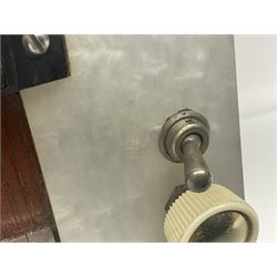 Early 1960s lap steel electric guitar with mahogany body and Plato pick-up, L81.5cm