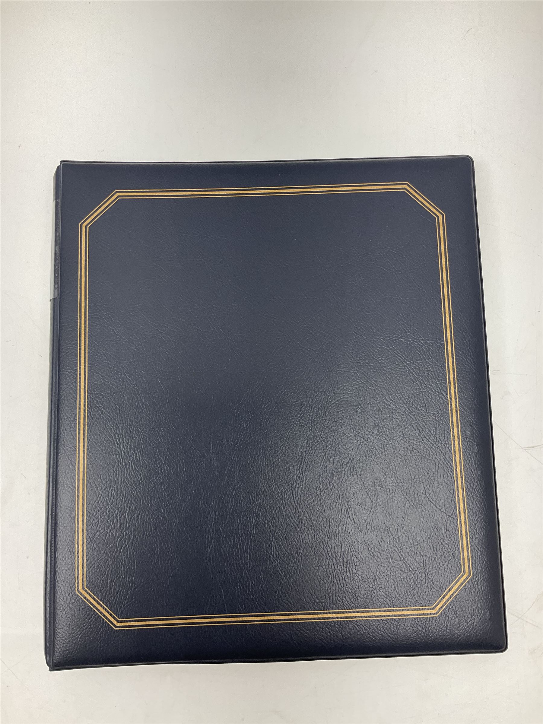 Stamp and coin covers, including 2006 'Her Majesty Queen Elizabeth II 80th Birthday' containing five pounds coin, first day covers relating to Diana Princess of Wales etc, housed in a ring binder folder