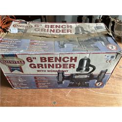 “Faithfull”, Bench grinder 6” FPP BG6W - THIS LOT IS TO BE COLLECTED BY APPOINTMENT FROM DUGGLEBY STORAGE, GREAT HILL, EASTFIELD, SCARBOROUGH, YO11 3TX