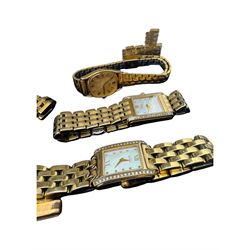 Seiko titanium wristwatch, together with a quartz wristwatch, Cyma Triplex manual wind wristwatch and three others, including Citizen and a fob watch