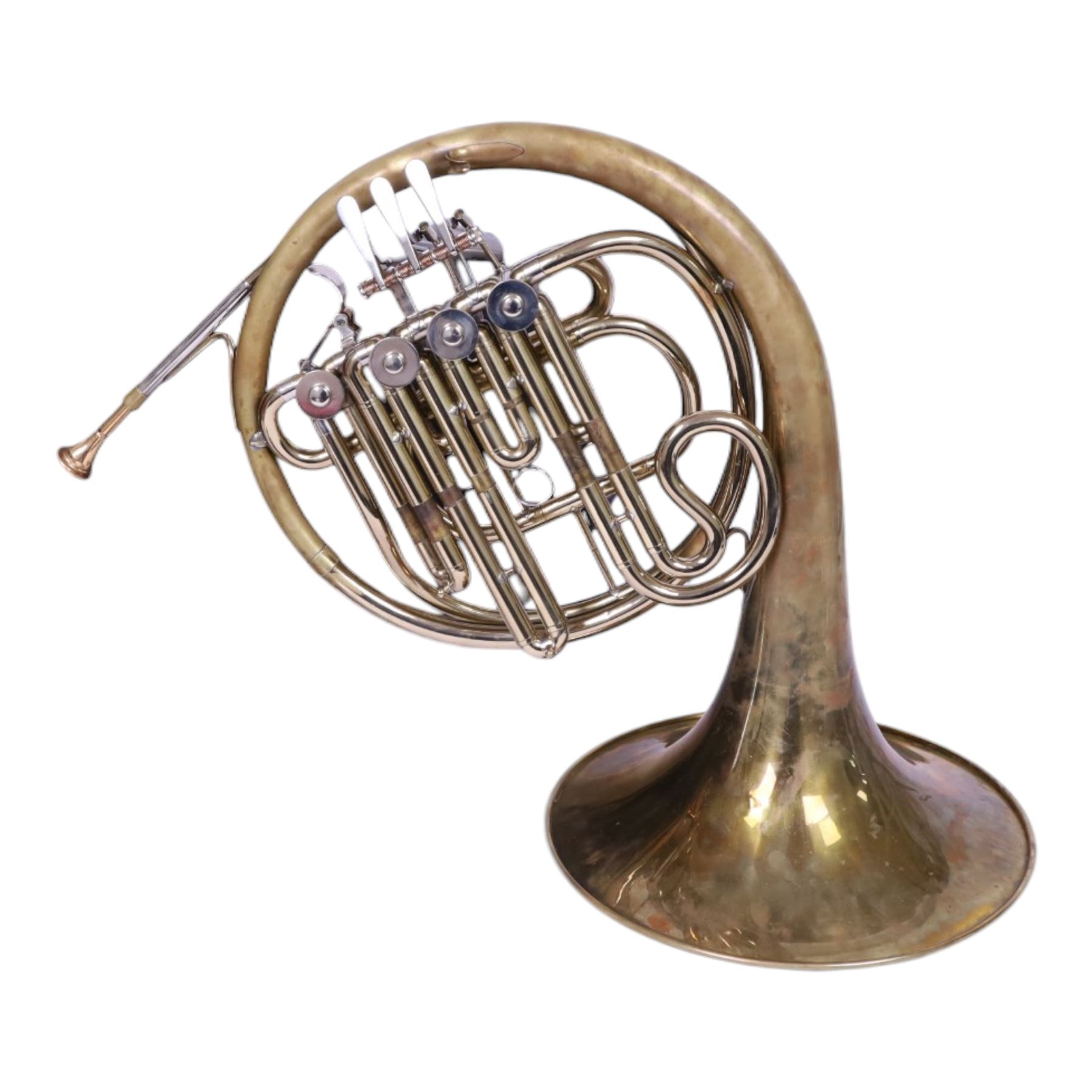 Boosey & Hawke B&H 400 French horn, in fitted hard case with Denis Wick mute