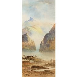 William Joseph Boyes (British 1871-1919): On the River Llugwy - North Wales, watercolour signed and dated 1902, titled verso; together with William Henry Earp (British 1831-1914): Loch Leven, watercolour signed, titled verso max 36.5cm x 34cm (2)