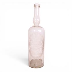 Robertson Sanderson's Mountain Dew oversized whisky advertising bottle, H70cm