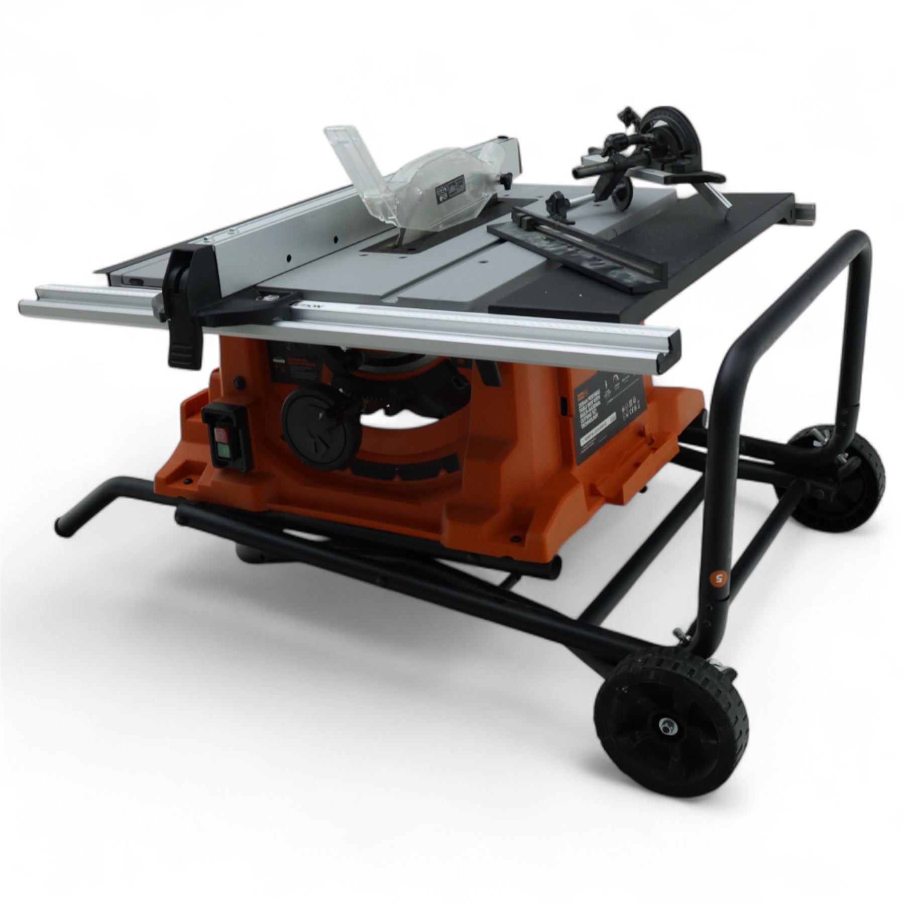 Evolution R255 PTS 255MM portable table saw, with multi material cutting blade