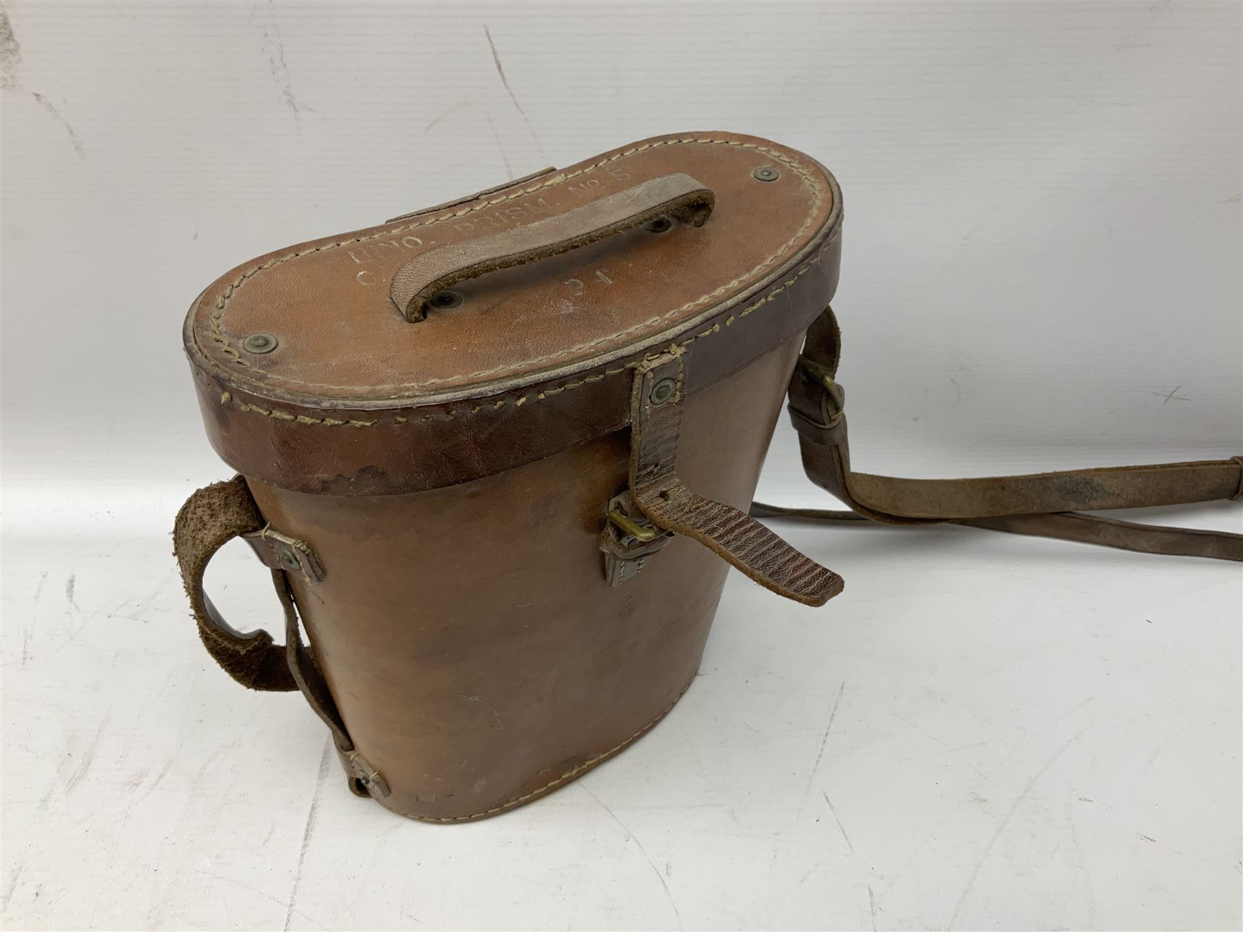 Pair of Bausch & Lomb U.S.A. 30mm binoculars and a pair of WWII period Bino Prism No.5 MKV 7X binoculars dated 1944 (2)