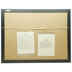 Tiffany Erwin Cant (American 1954-): 'Marketplace' and 'Men in the Boat', pair of limited edition colour lithographs signed and numbered 120/400 and 105/400, 51cm x 64cm (2)