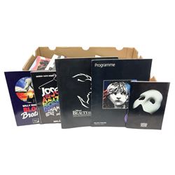 Collection of approximately 120 musical theatre programmes, to include Blood Brothers, Joseph and the Amazing Technicolour Dreamcoat, Palace Theatre programme, The Opera House Manchester programme etc  