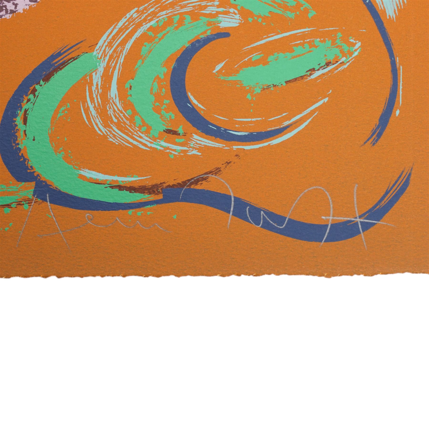 Michael Heindorff (German 1949-): 'Tasso's Trees V & VIII', pair screenprint signed dated '77 and numbered 85/100 and 55/100 in pencil 92cm x 69cm (2) (unframed)