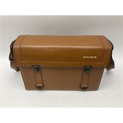 Uher 4200 Report Monitor professional tape recorder, complete with instructions and leather carry case
