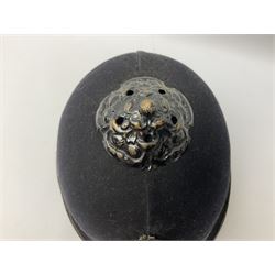  Hull City Police - Christys London helmet with king's crown night plate and a peaked cap (2)  