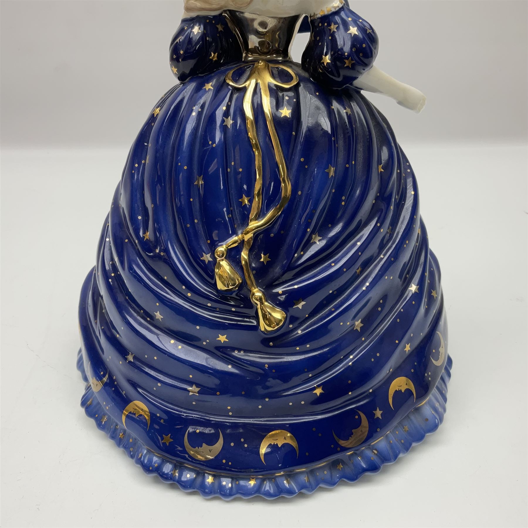 Coalport limited edition Millennium Ball figure, Moon, no 727/2500, boxed with certificate