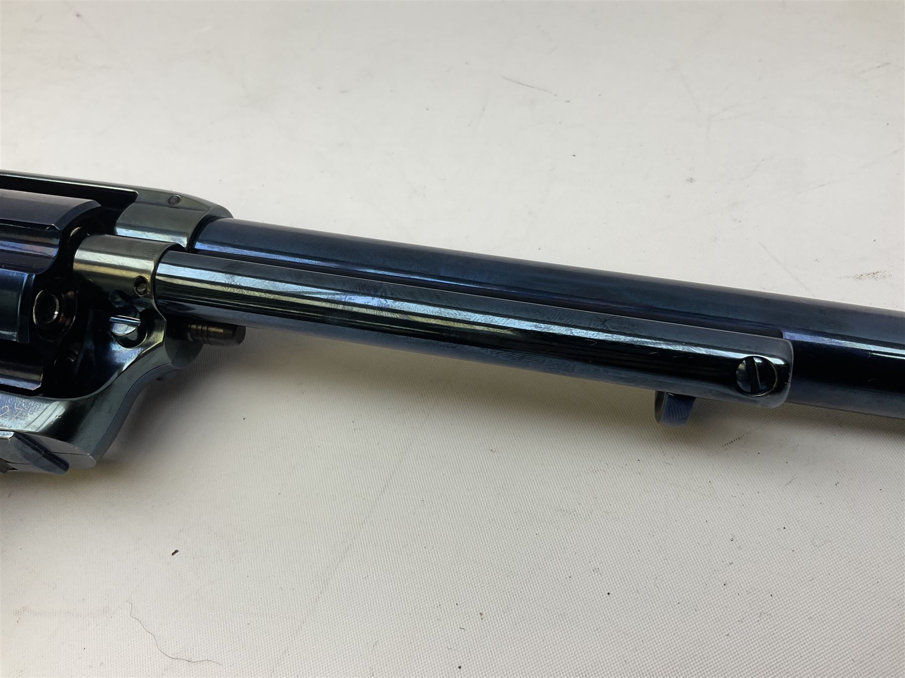 German Umarex CO2 .177 Colt Single Action Army .45 revolver, No.16L04827 L35cm overall; boxed with instructions