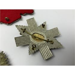 Three glengarry/cap badges - Royal Scots, Kings Own Borderers and Royal Scots Fusiliers (3)
