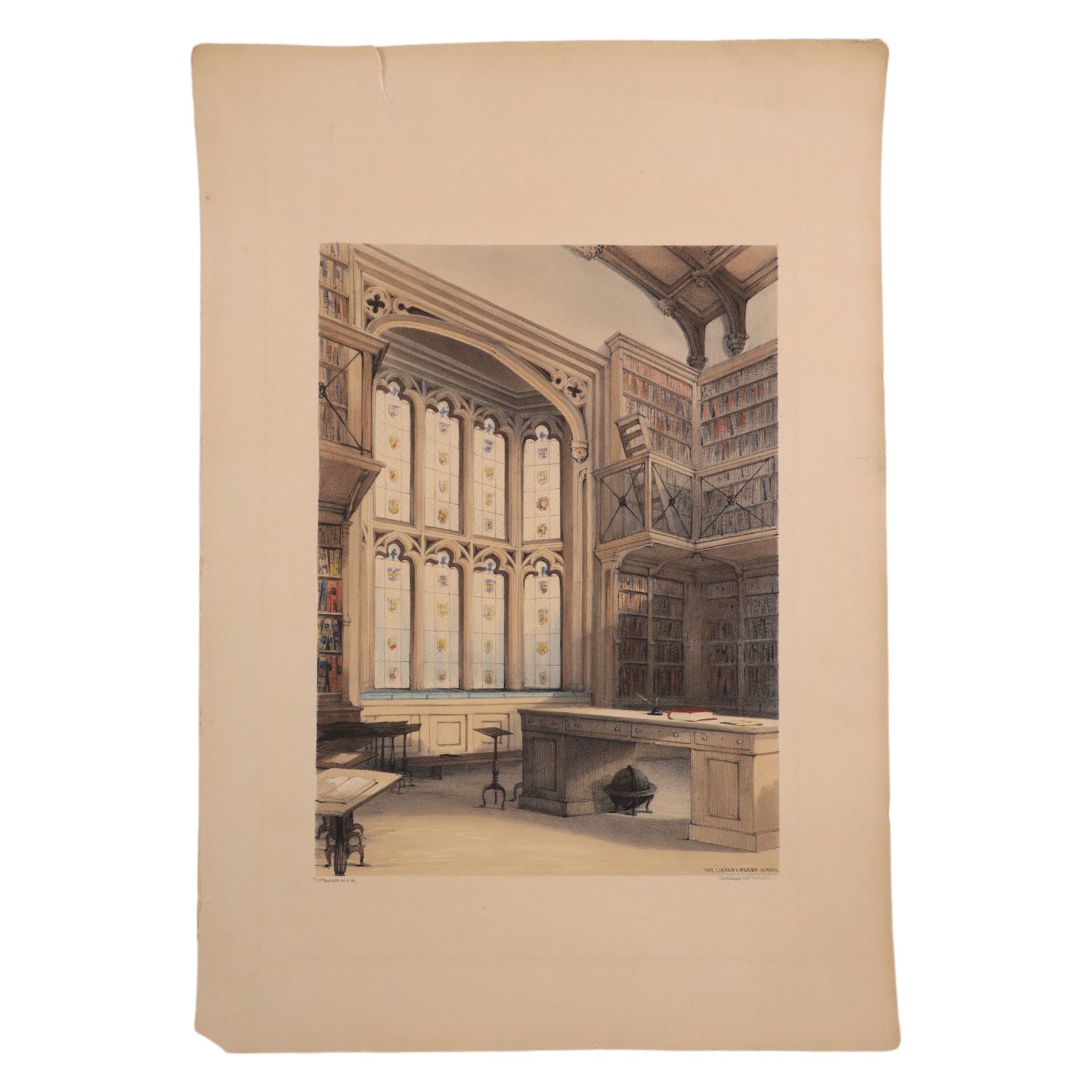 Gertrude Ellen Hayes (British 1872-1956): 'St. Edwards School - Oxford' 'The Combination Room' and The Gates of Rugby School, etchings and one print signed, variously titled and one numbered 1911 on the plate; together with eight further etchings and prints variously signed and titled max 30cm x 23cm (11) (unframed)