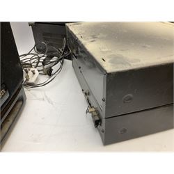 AIWA stacking stereo system including double tape deck and speakers