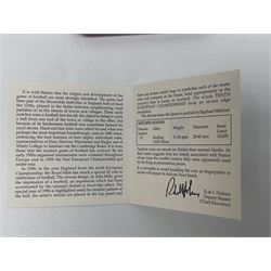 The Royal Mint United Kingdom 1996 'A Celebration of Football' silver proof piedfort two pound coin, cased with certificate