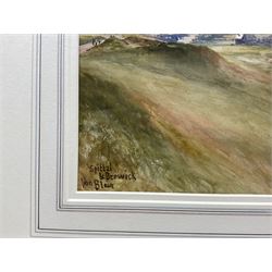 John Blair (Scottish 1850-1934): 'Spittal and Berwick', watercolour signed and titled 26cm x 36cm