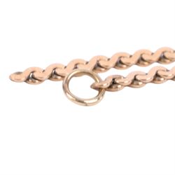 9ct gold chain links, hallmarked