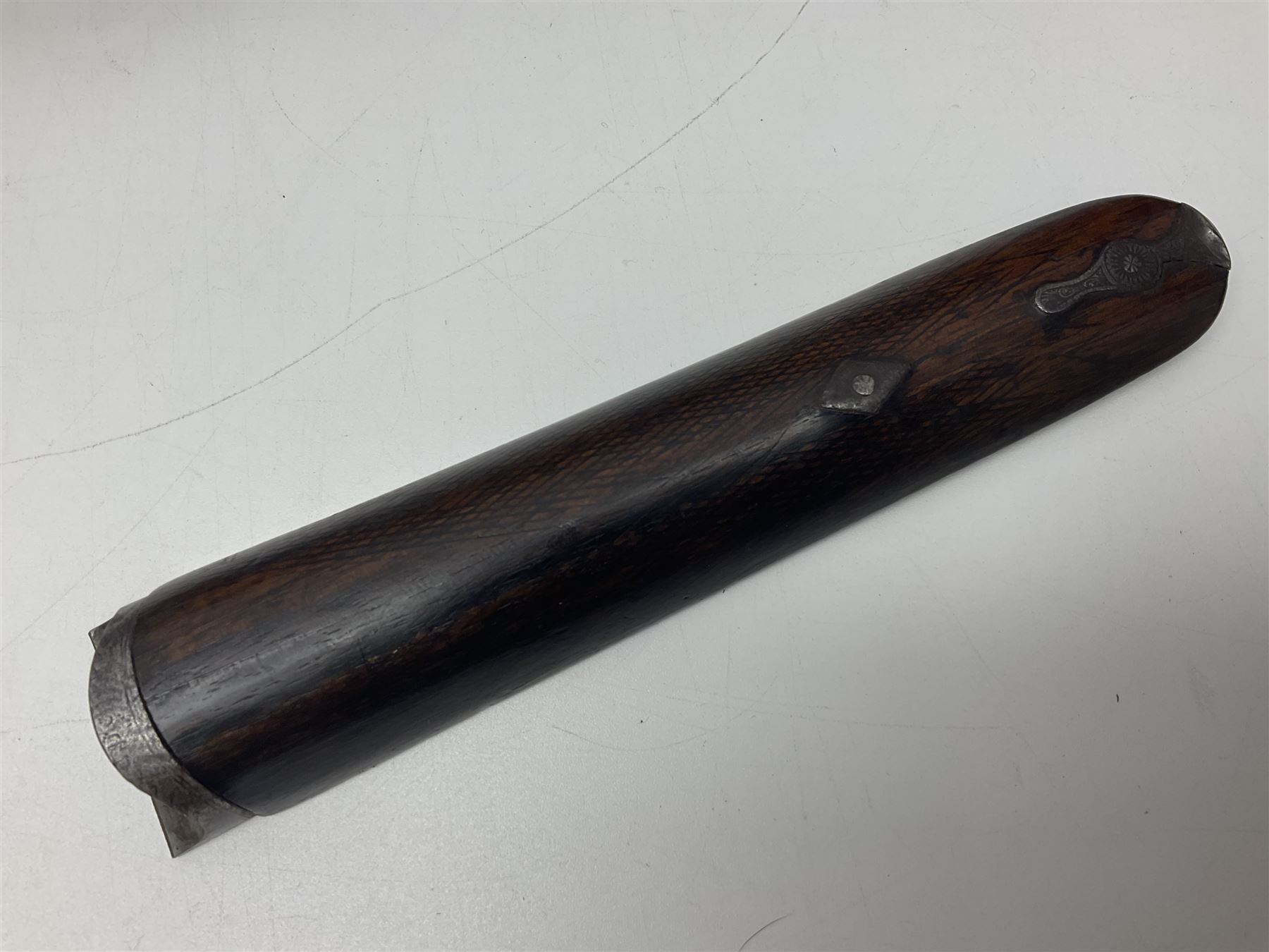 SHOTGUN CERTIFICATE REQUIRED - Late 19th century R. Robinson of Hull 12-bore side-by-side double barrel hammer shotgun; with 76cm(30