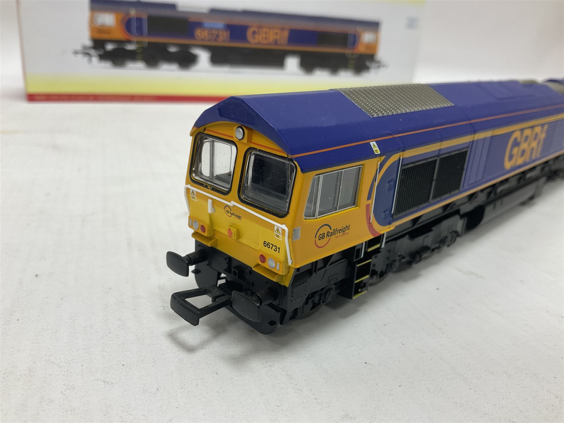Hornby ‘00’ gauge - DCC ready GBRf Co-Co Class 66 ‘InterhubGB’ no.66731; in original box 
