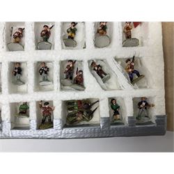 Lamming Miniatures - Bill Lammings own 1970s promotional display set of forty-four 25mm miniature Russian Partisans including female fighters; hand painted by Bill Lamming for exhibition.