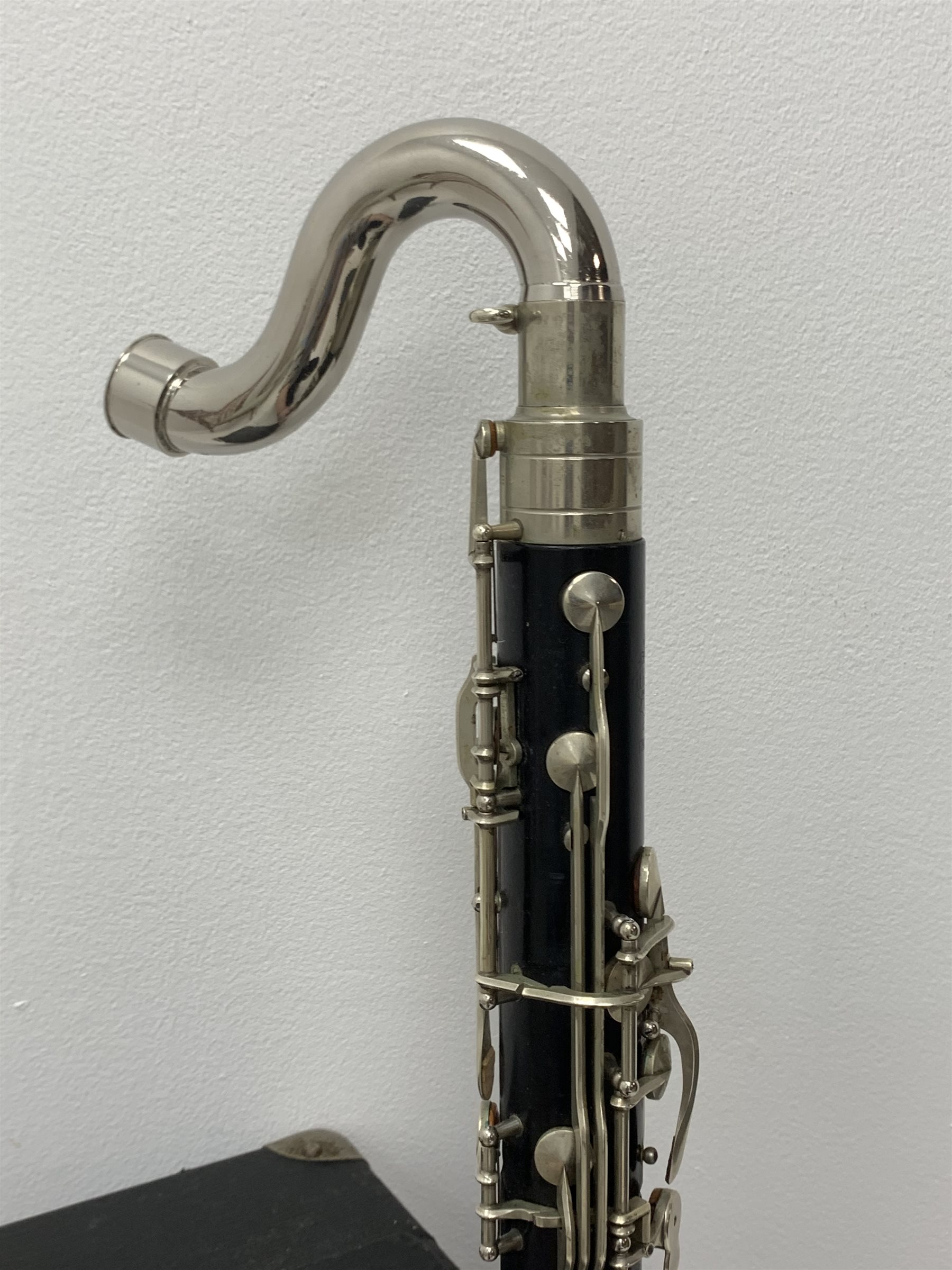  LeBlanc Paris four-piece bass clarinet, serial no. 5197, L96cm, in fitted case with accessories  