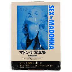 Sex by Madonna, Japanese 1992 edition with cardboard picture box,  book and Erotica CD eac...