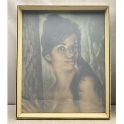 Gordon King (British 1939-2022): Reclining Nude, limited edition print signed and numbered 246/850 in pencil together with a  John Lynch 'Tina' print max 44cm x 62cm (2)