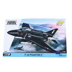 Four Cobi Bricks 1:48 scale Armed Forces model aircraft sets, comprising no. 5835 Bell Boeing V22 Osprey, no. 5909 SU-57 Felon, no. 5899 F-4S Phantom II and no. 5895 F-35 B Stovl Lightning II, all in sealed boxes