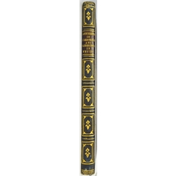 Anon Victorian Author: Saunterings in Scarborough and Wanderings in Whitby, facinating handwwritten volume with many engravings. pub 1854, attractive half calf and blue cloth with gilt spine, 1vol  