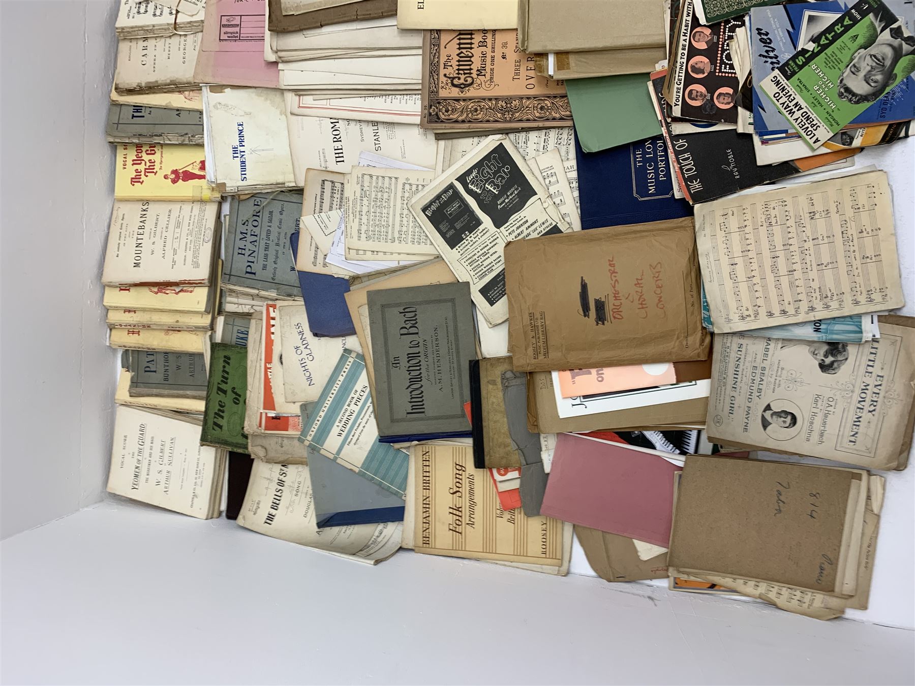 Steinway & Sons - late 19th century figured walnut upright piano, iron framed and overstrung, model no. 56174 circa. 1886, W154cm, H137cm, D70cm, together with a quantity of sheet music