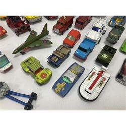 Sutcliffe ‘Sea Wolf’ clockwork atomic submarine, boxed; Mamod SP2 Steam Engine, lacking chimney; with quantity of playworn die-cast vehicles to include Corgi, Matchbox etc