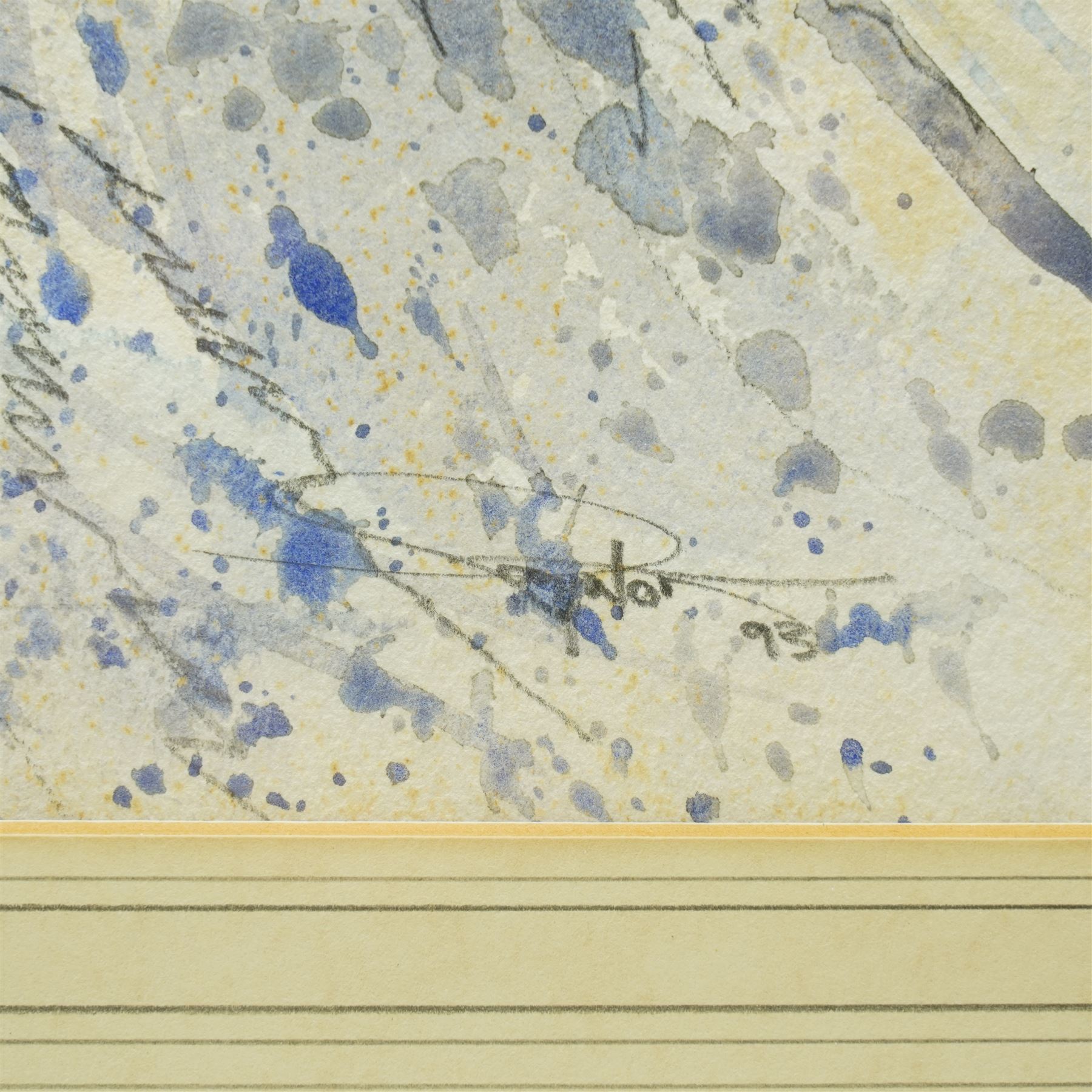 Colin See-Paynton (British 1946-): 'Yr Wyddfa and Crib Goch' Wales, watercolour signed, titled on artist's label verso 34cm x 52cm