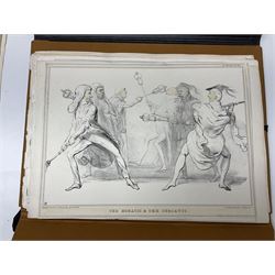 Doyle, John, pseud. H.B.; Political Sketches by H. B., volume 2 (only), published Thos. McLean, circa 1832, and a folio of loose sketches