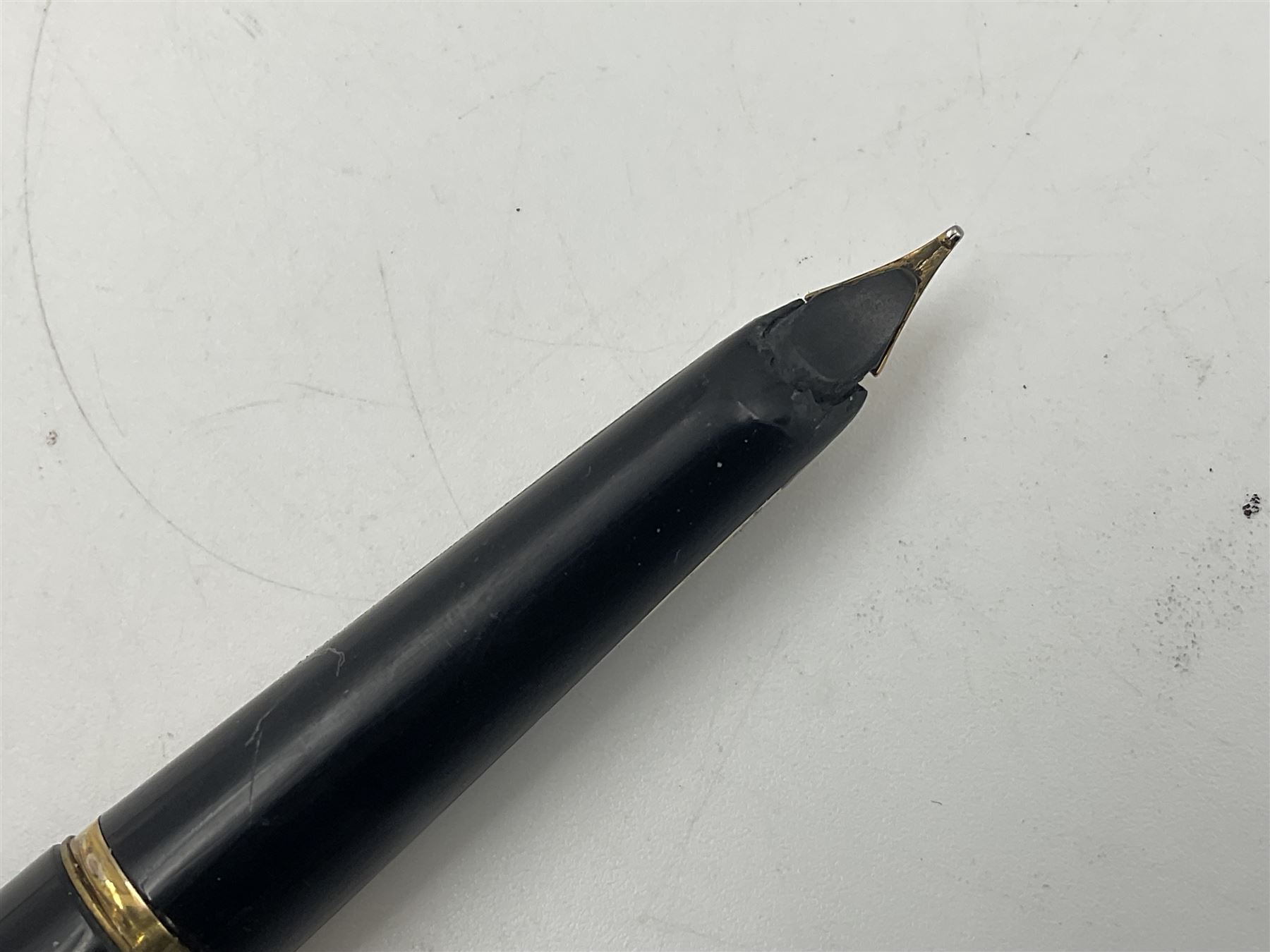 Five Waterman's fountain pens, to include Ideal, 152V, 701 etc, four with 14ct gold nibs