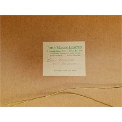 Phyllis Del Vecchio (American Contemporary): 'Brown November', watercolour signed, labelled verso 53cm x 72cm