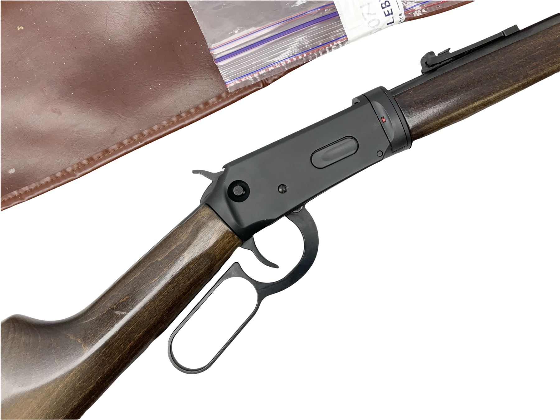 Walther Winchester '94 style .177 lever action CO2 air rifle together