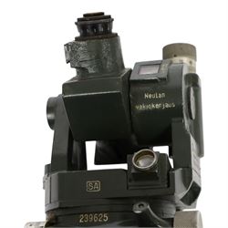 WWII German aiming circle optical sight, in case  